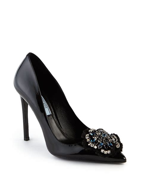 prada donna pump|Prada leather pumps.